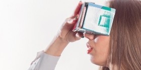 Картонные очки виртуальной реальности