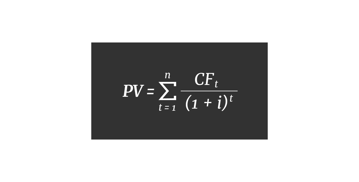 Дисконтированные денежные потоки, формула расчета
